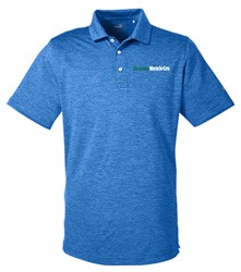 Men's Puma Heather Polo - Blue