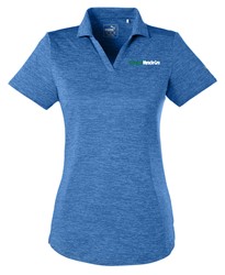 Women's Puma Heather Polo - Blue