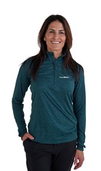 Ladies Green Pacesetter Pullover
